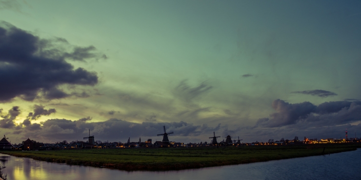 Panorama of Zaanse Schans